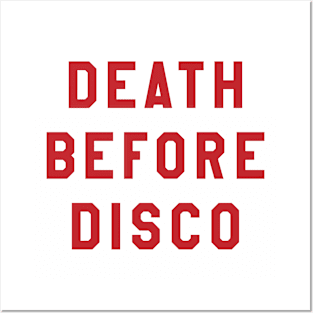 Death Before Disco Posters and Art